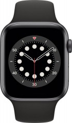 Apple Watch Series 6 44mm vesmírně šedý hliník s černým sportovním řemínkem kategorie A č.2