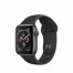 Apple Watch Series 4 40mm, vesmírně šedý hliník s černým sportovním řemínkem CELLULAR - kategorie A