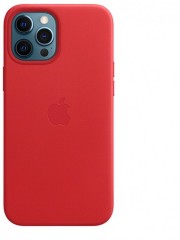 Apple kožený kryt s MagSafe iPhone 12 Pro Max (PRODUCT)RED