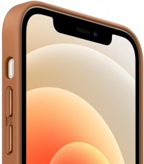 Apple kožený kryt s MagSafe na iPhone 12 a iPhone 12 Pro - sedlově hnědý č.3