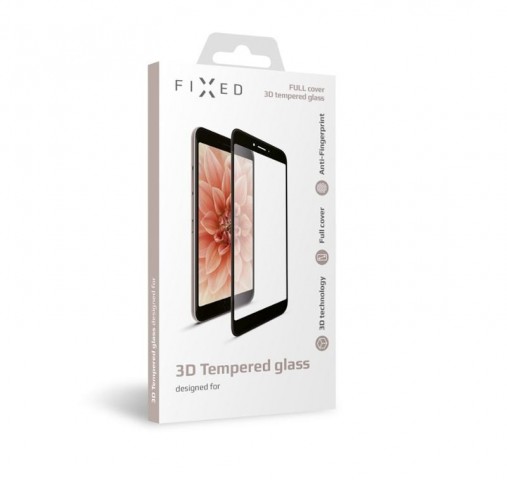 Ochranné tvrzené sklo FIXED 3D Full-Cover pro Apple iPhone 12 Pro Max, s lepením přes celý displej, černé č.3