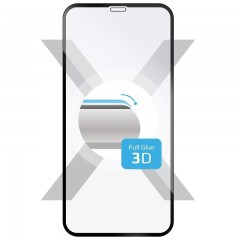 Ochranné tvrzené sklo FIXED 3D Full-Cover pro Apple iPhone 12 Pro Max, s lepením přes celý displej, černé č.1