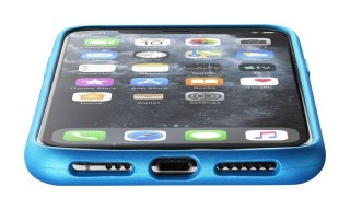 Ochranný silikonový kryt Cellularline Sensation Metallic pro Apple iPhone 11 Pro Max, tyrkysový č.3