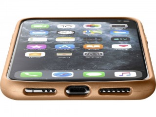 Ochranný silikonový kryt Cellularline Sensation Metallic pro Apple iPhone 11 Pro Max, zlatý č.3