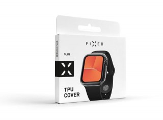 TPU gelové pouzdro FIXED pro Apple Watch 42mm, čiré č.3