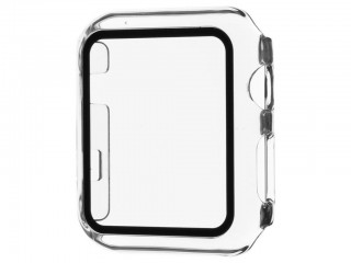 Ochranné pouzdro FIXED Pure s temperovaným sklem pro Apple Watch 44mm, čiré č.1