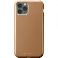 Ochranný silikonový kryt Cellularline Sensation Metallic pro Apple iPhone 11 Pro Max, zlatý č.1