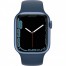 Apple Watch Series 7 Cellular 41mm modrý hliník s modrým sportovním řemínkem č.2