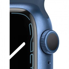 Apple Watch Series 7 45mm modrý hliník s modrým sportovním řemínkem č.3