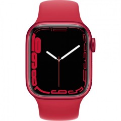 Apple Watch Series 7 41mm (PRODUCT)RED hliník s červeným sportovním řemínkem č.2