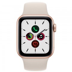 Apple Watch SE 44mm zlate s hvězdně bílým sportovním řemínkem č.2