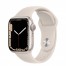 Apple Watch Series 7 41mm bílý hliník s bílým sportovním řemínkem