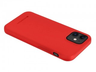 Kryt Mercury soft feeling Jelly pro iPhone 12/12 Pro Max, červený
