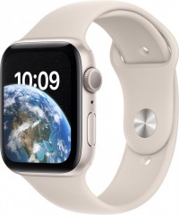 Apple Watch SE (2022) 44mm Hvězdně bílý hliník s hvězdně bílým sportovním řemínkem č.1