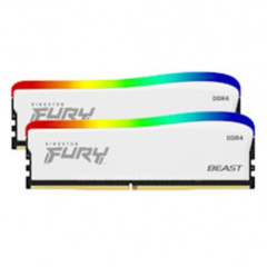 Kingston FURY Beast White/DDR4/32GB/3600MHz/CL17/2x16GB/RGB/White č.1