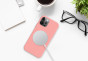 Zadní kryt FIXED MagFlow s podporou Magsafe pro Apple iPhone 12 mini, růžový č.4