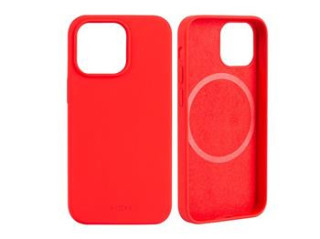 Zadní kryt FIXED MagFlow s podporou MagSafe pro Apple iPhone 13 Pro, červený č.1