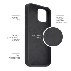 Zadní kryt FIXED Flow pro Samsung Galaxy A14/A14 5G, černý č.2