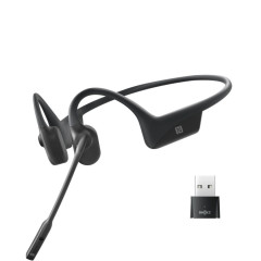 SHOKZ OpenComm UC Sluchátka s mikrofonem Bezdrátový Za ucho Kancelář / call centrum Bluetooth Černá č.1