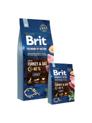 Brit Premium by Nature Light - suché krmivo pro psy - Jablko, Kuřecí maso, Kukuřice, Turecko 15 kg č.1