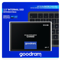 Goodram CX400 gen.2 2.5&quot; 512 GB Serial ATA III 3D TLC NAND č.2