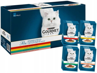 PURINA Gourmet Perle Mix - mokré krmivo pro kočky - 60x85 g č.2