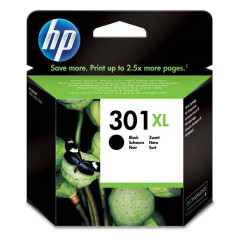 HP 301XL Černá originální inkoustová kazeta s vysokou výtěžností č.1