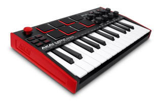 AKAI MPK Mini MK3 Ovládací klávesnice Kontrolér MIDI USB Černá, červená č.1