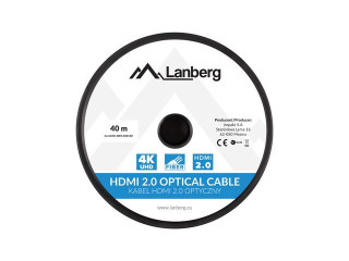 Lanberg CA-HDMI-20FB-0300-BK optyczny kabel HDMI M/M 30m v2.0 4K č.2