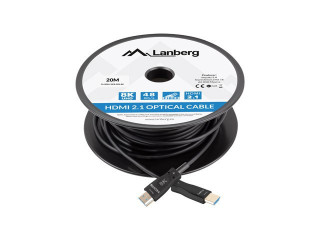 Lanberg CA-HDMI-30FB-0200-BK optical cable HDMI M/M 20m v2.1 8K AOC č.2