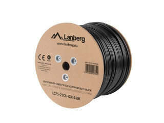 Lanberg LCF5-21CU-0305-BK síťový kabel 305 m Cat5e F/UTP (FTP) černý č.2