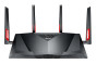ASUS DSL-AC88U bezdrátový router Gigabit Ethernet Dvoupásmový (2,4 GHz / 5 GHz) Černá, Červená
