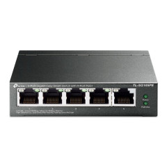 TP-Link TL-SG105PE síťový přepínač Řízený L2 Gigabit Ethernet (10/100/1000) Podpora napájení po Ethernetu (PoE) Černá č.1
