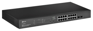 TP-Link TL-SG2218P síťový přepínač L2/L2+ Gigabit Ethernet (10/100/1000) Podpora napájení po Ethernetu (PoE) 1U Černá č.2
