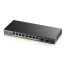 Zyxel GS1100-10HP v2 Nespravované Gigabit Ethernet (10/100/1000) Podpora napájení po Ethernetu (PoE) Černá