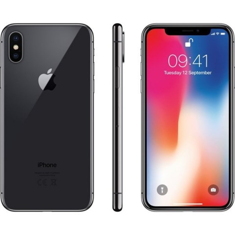 Apple iPhone X 256GB stříbrný
